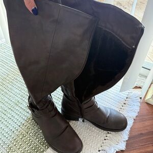 Dream Pairs Dark Brown Over the Knee Boots